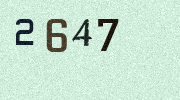 Visual Confirmation Security Code
