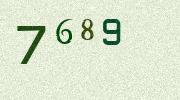 Visual Confirmation Security Code