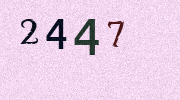 Visual Confirmation Security Code