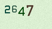 Visual Confirmation Security Code