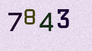 Visual Confirmation Security Code