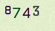 Visual Confirmation Security Code