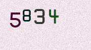 Visual Confirmation Security Code