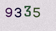 Visual Confirmation Security Code