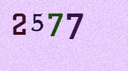 Visual Confirmation Security Code