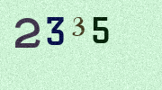 Visual Confirmation Security Code