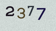Visual Confirmation Security Code