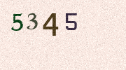 Visual Confirmation Security Code