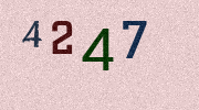 Visual Confirmation Security Code