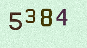 Visual Confirmation Security Code