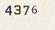 Visual Confirmation Security Code