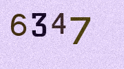 Visual Confirmation Security Code