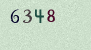 Visual Confirmation Security Code