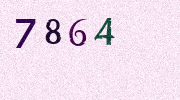 Visual Confirmation Security Code
