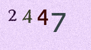 Visual Confirmation Security Code