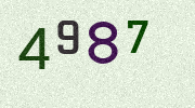 Visual Confirmation Security Code