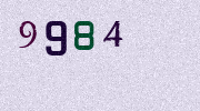Visual Confirmation Security Code