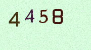 Visual Confirmation Security Code