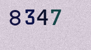 Visual Confirmation Security Code