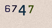 Visual Confirmation Security Code