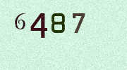 Visual Confirmation Security Code